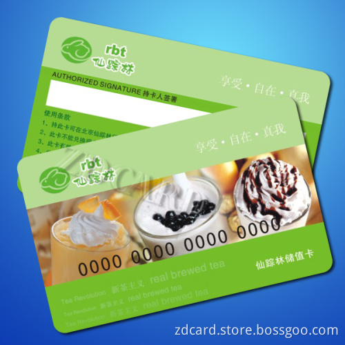 UV Printed/ Thermal Printed Barcode /Personalized Member Cards
